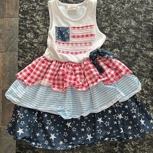 Young and awesome brand 4t patriotic dress: worn once